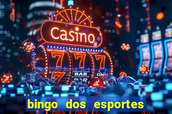 bingo dos esportes para imprimir